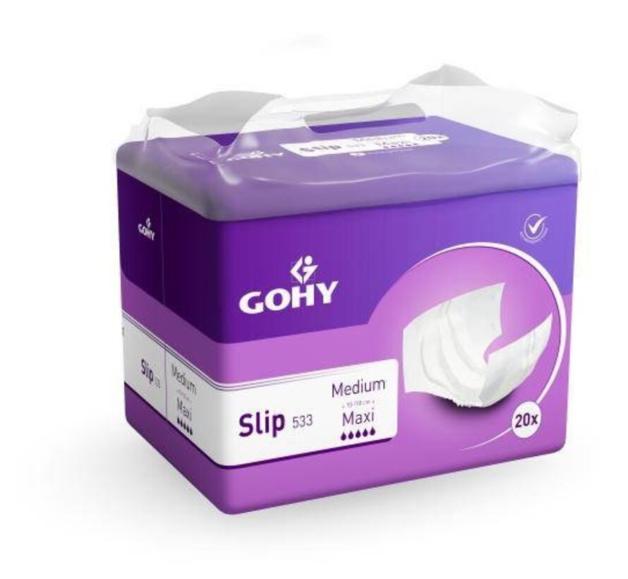 Slip 'Maxi' - paars 3 x 20 stuks