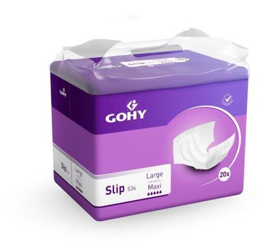 Slip 'Maxi' - paars 3 x 20 stuks