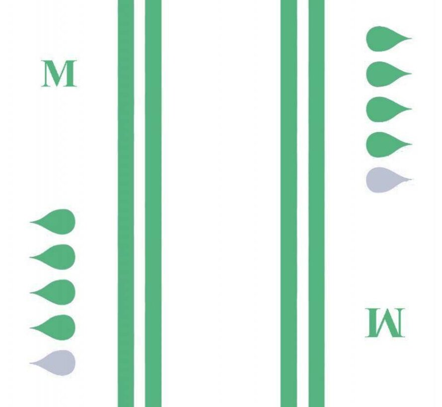 Slip 'Super' - groen 4 x 20 stuks