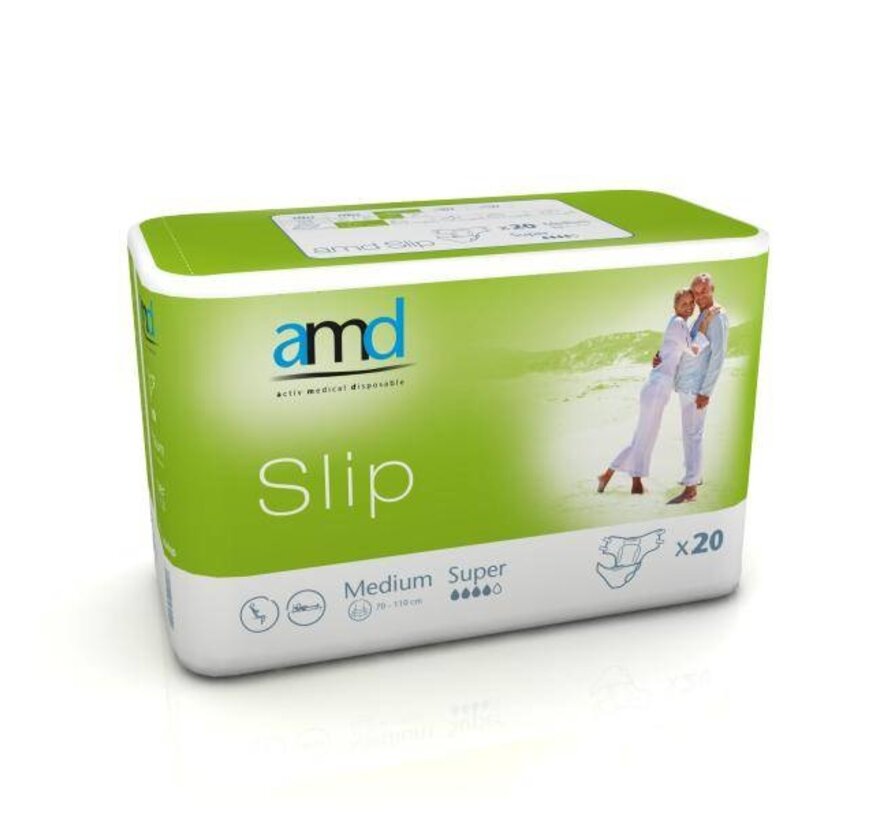 Slip 'Super' - groen 4 x 20 stuks