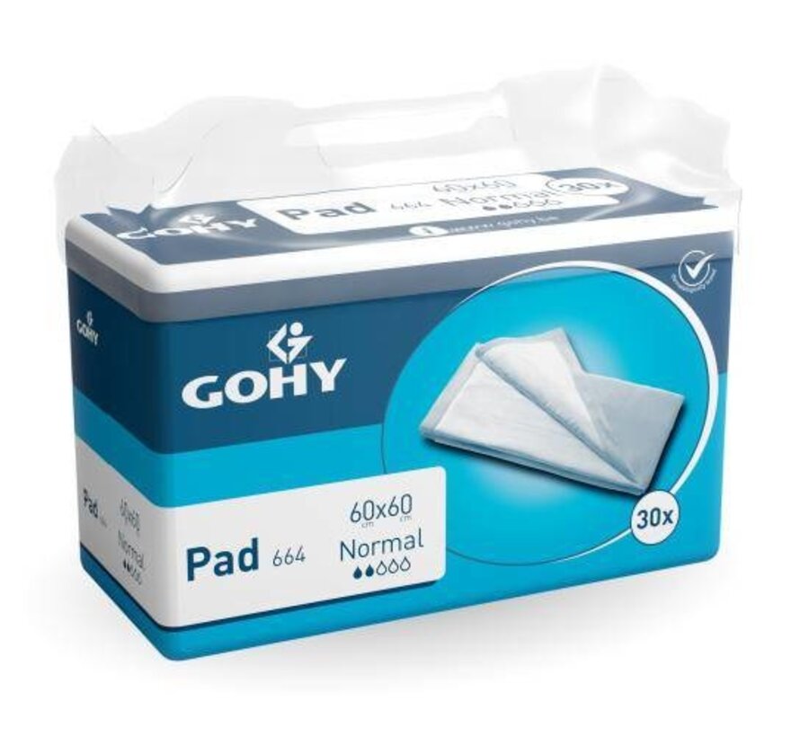 Bed onderleggers in cellulose pulp 'Pad Normal'