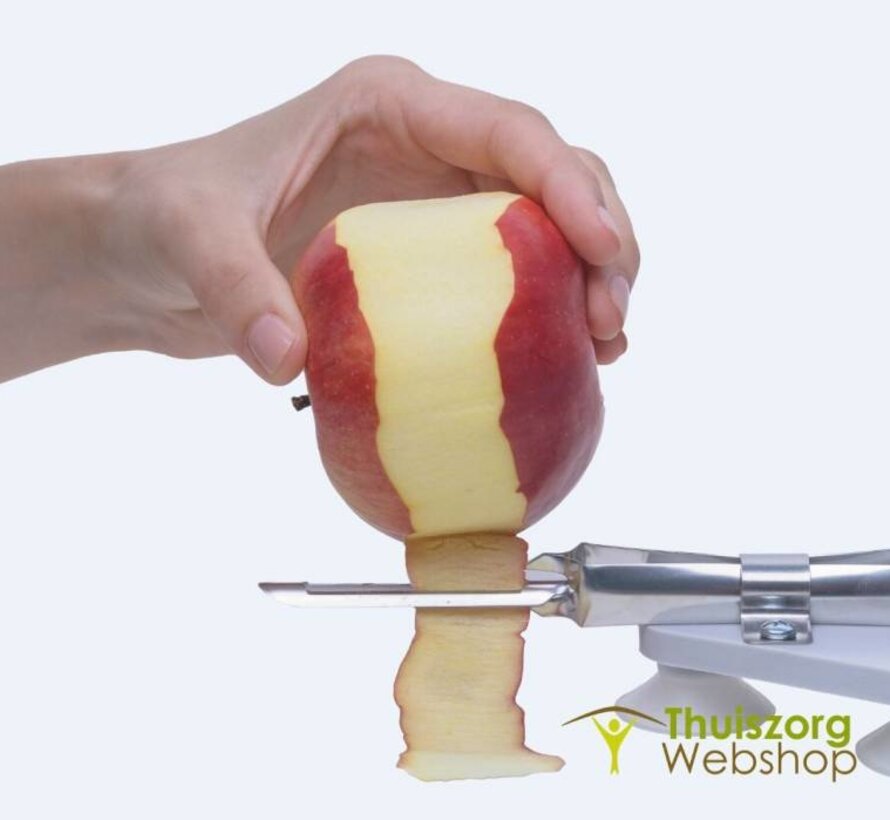 Dunschiller op zuignappen voor éénhandig gebruik