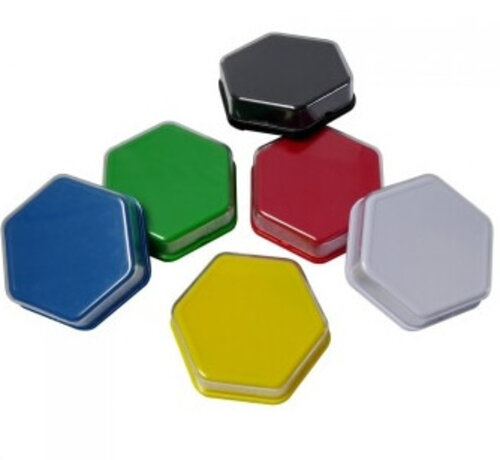 Zeshoekige Praatknop met afbeelding