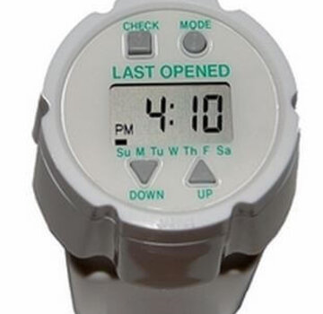 Medicijnalarm Timecap met laatst geopend melding