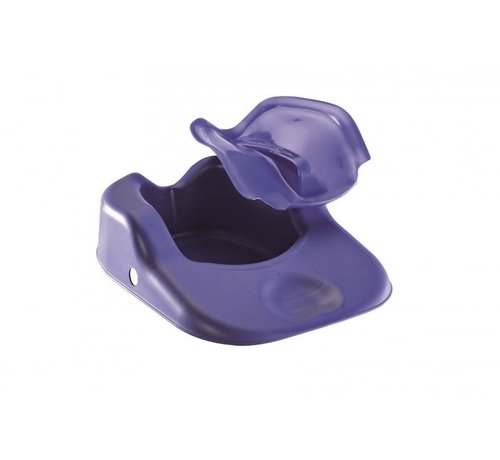 Anatomische bedpan met deksel