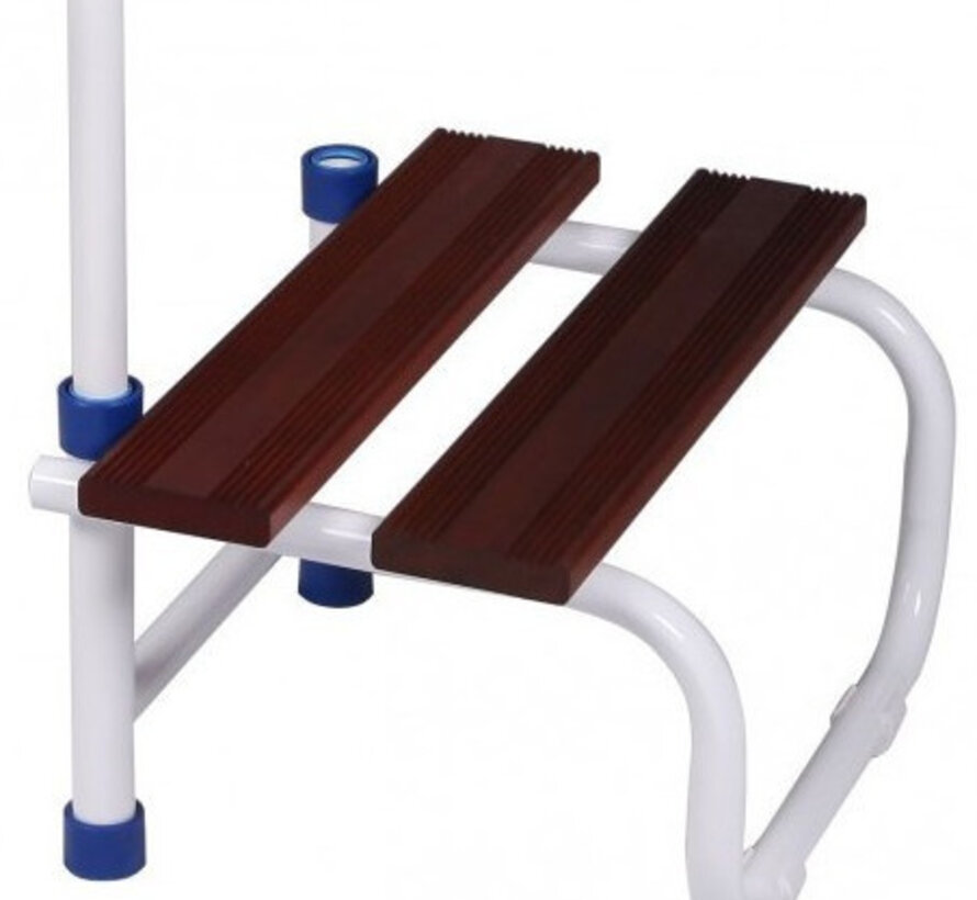 Opstap met verstelbare handgreep voor bad