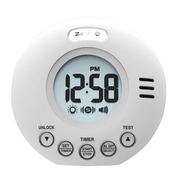 Luide trillende wekker in reisformaat