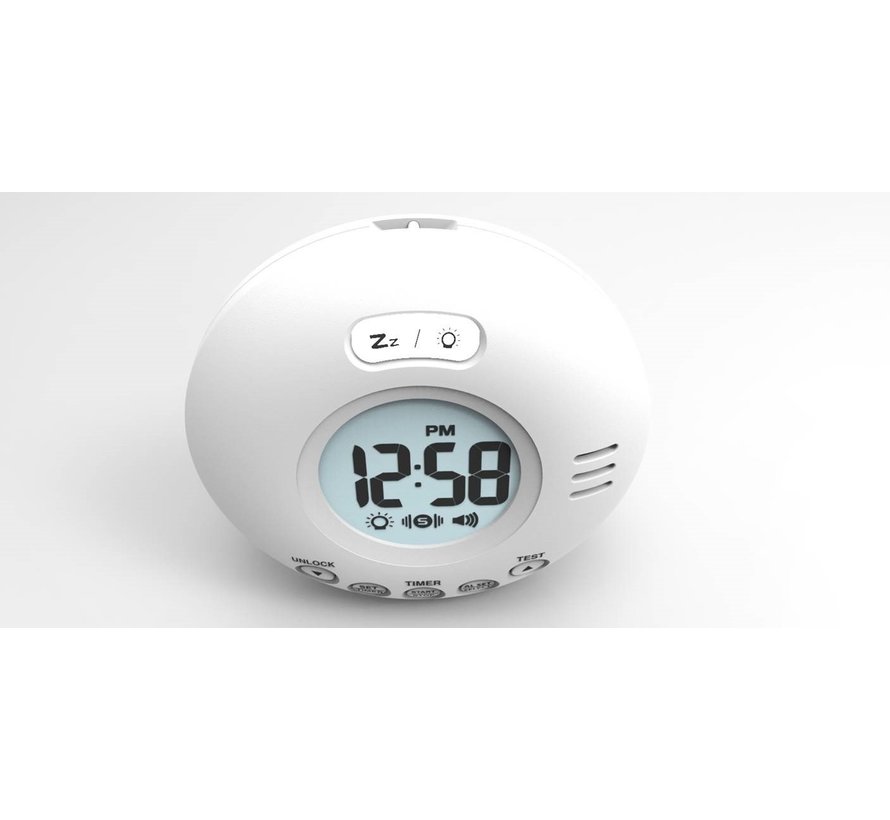 Geemarc Wake 'n Shake Voyager Reiswekker met Trilalarm