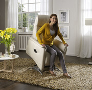Ergolux by Ergodome: relaxzetel met 3 motoren en opstahulp