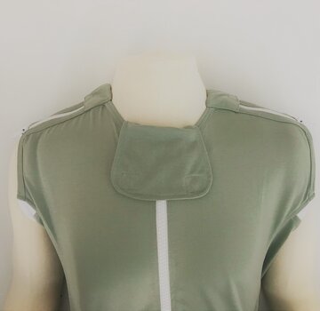 Geïntegreerd verpleegdeken met schouderritsen