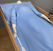 Geïntegreerd verpleegdeken met mouwen voor alternating matrassen