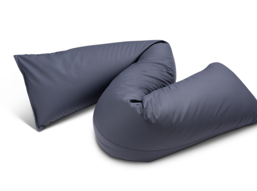 Zigzagkussen in afwasbare, bi-elastische, polyurethane stof