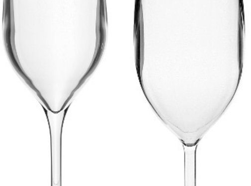 Onbreekbaar wijnglas in PVC