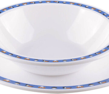 Onbreekbaar en versierd bord Zootex