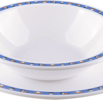 Onbreekbaar en versierd bord Zootex