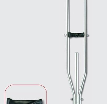 Schouderkrukken met zachte okselsteun