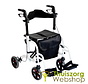 2 in 1 rollator en transportstoel