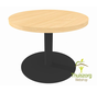 Ronde tafel met centrale poot