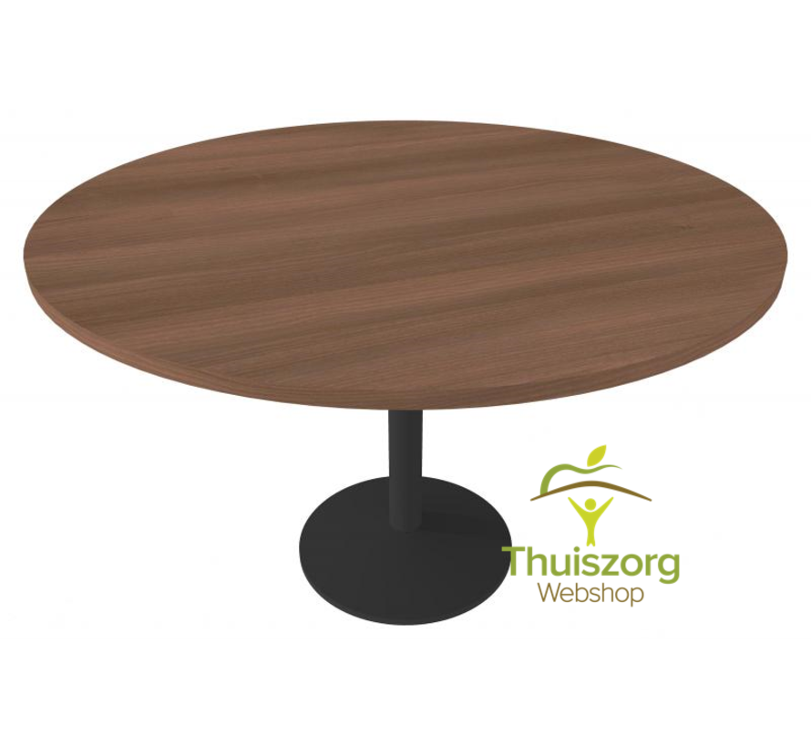 Ronde tafel met centrale poot