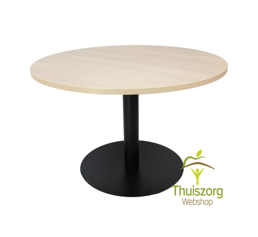 Ronde tafel met centrale poot