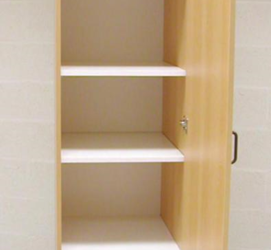 Linnenkast met 1 tablet en 3 verstelbare tablets