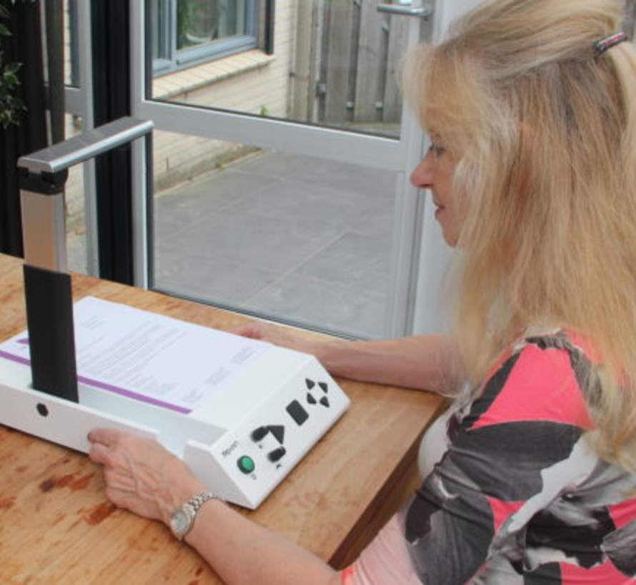 Voorleessysteem met accu, 12 talen en software