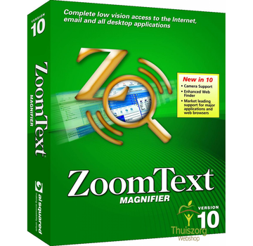 Zoomtext vergrotingssoftware