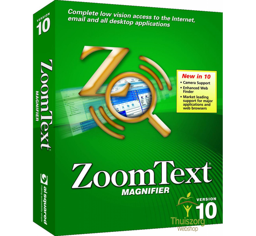 Zoomtext vergrotingssoftware