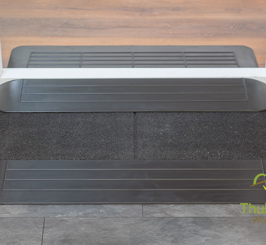 Drempelhulp met schuine zijvlakken