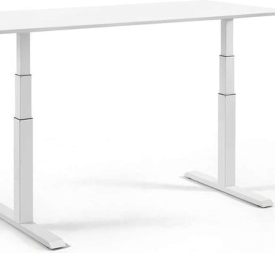 Elektrisch hoog-laag bureau in breedte verstelbaar 110-170 cm
