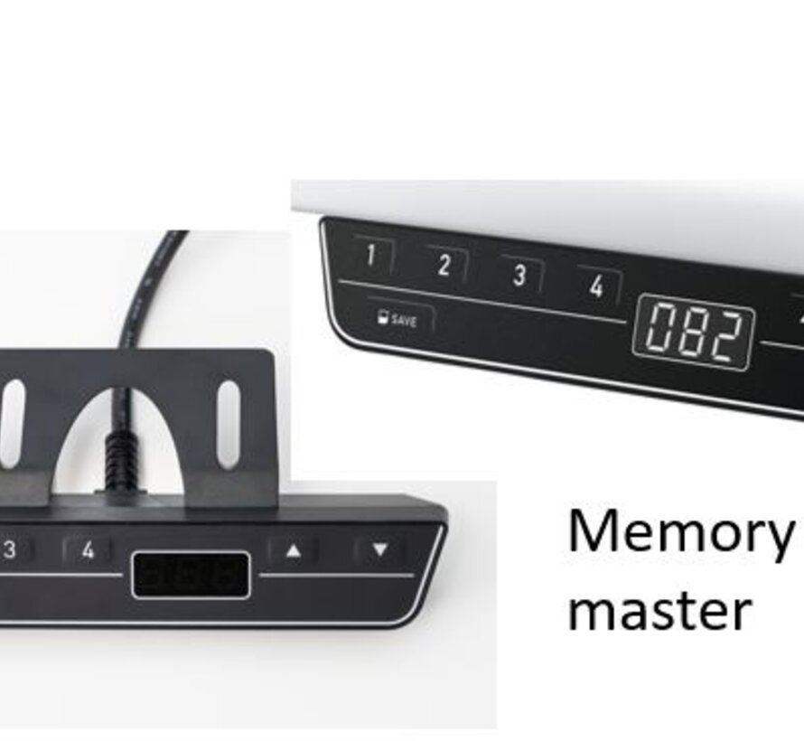 Elektrisch hoog-laag bureau in breedte verstelbaar 110-170 cm