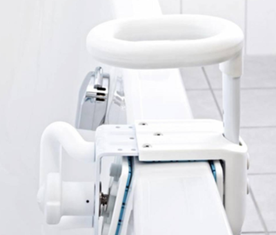 Multifunctionele en verstelbare handgreep voor op de badrand