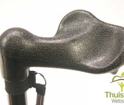 Opvouwbare wandelstok met anatomisch handvat