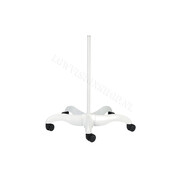 Vloerstatief voor lamp of vergrootglas 5 wielen