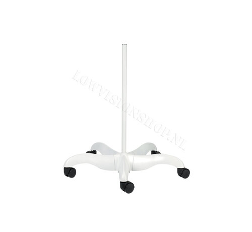 Vloerstatief voor lamp of vergrootglas 5 wielen