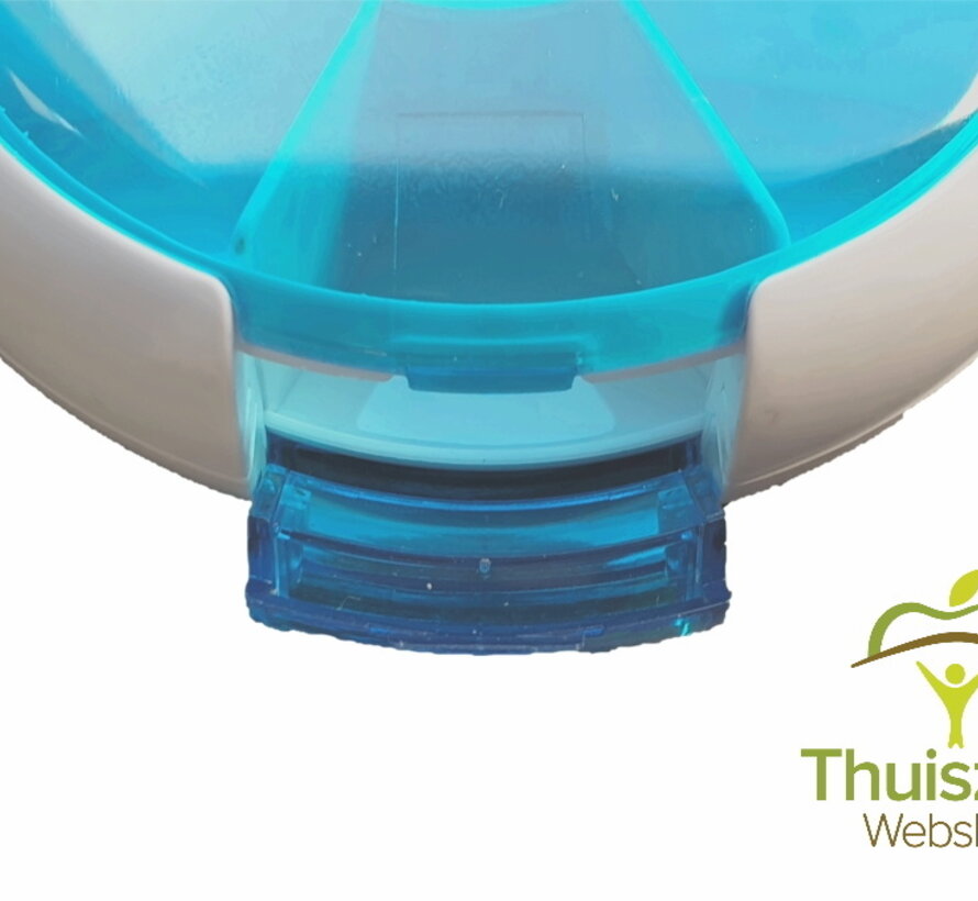 Ronde medicijndoos met handige drukknop - verkrijgbaar in 2 formaten