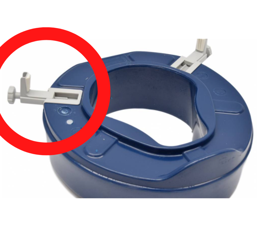 Toiletverhoger in contrastkleur