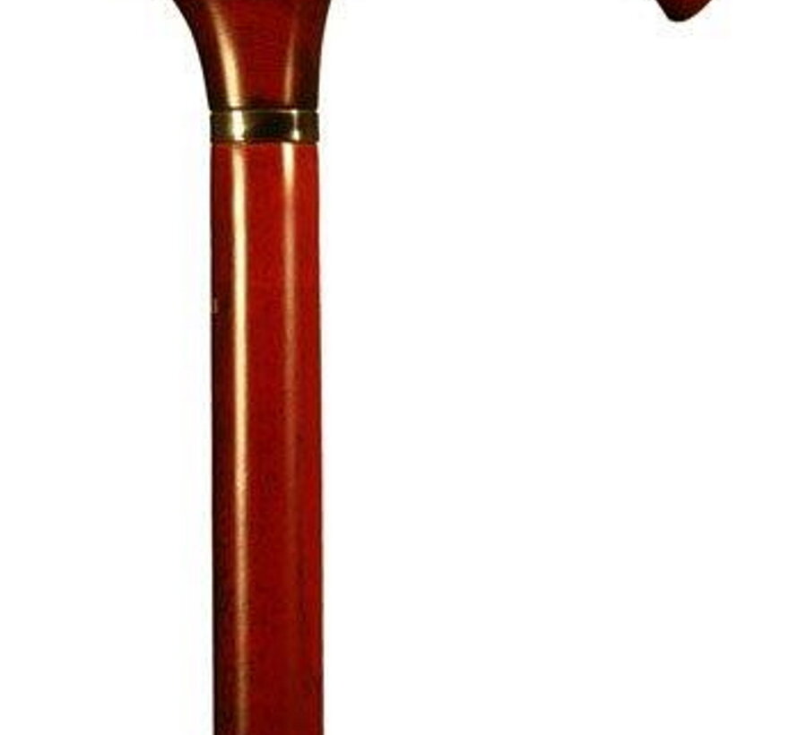 Finna wandelstok, vaste hoogte, standaard handvat, beuk