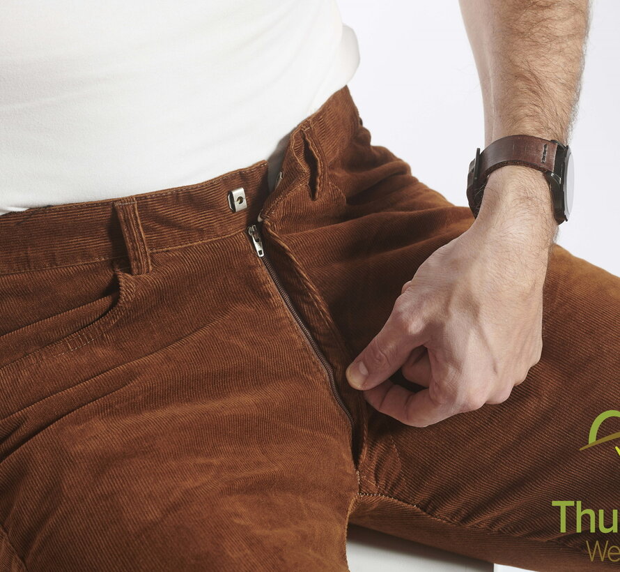 Rolstoelbroek mannen met diepe ritssluiting - verkrijgbaar in 4 kleuren