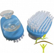 Handborstel op zuignappen voor éénhandig gebruik