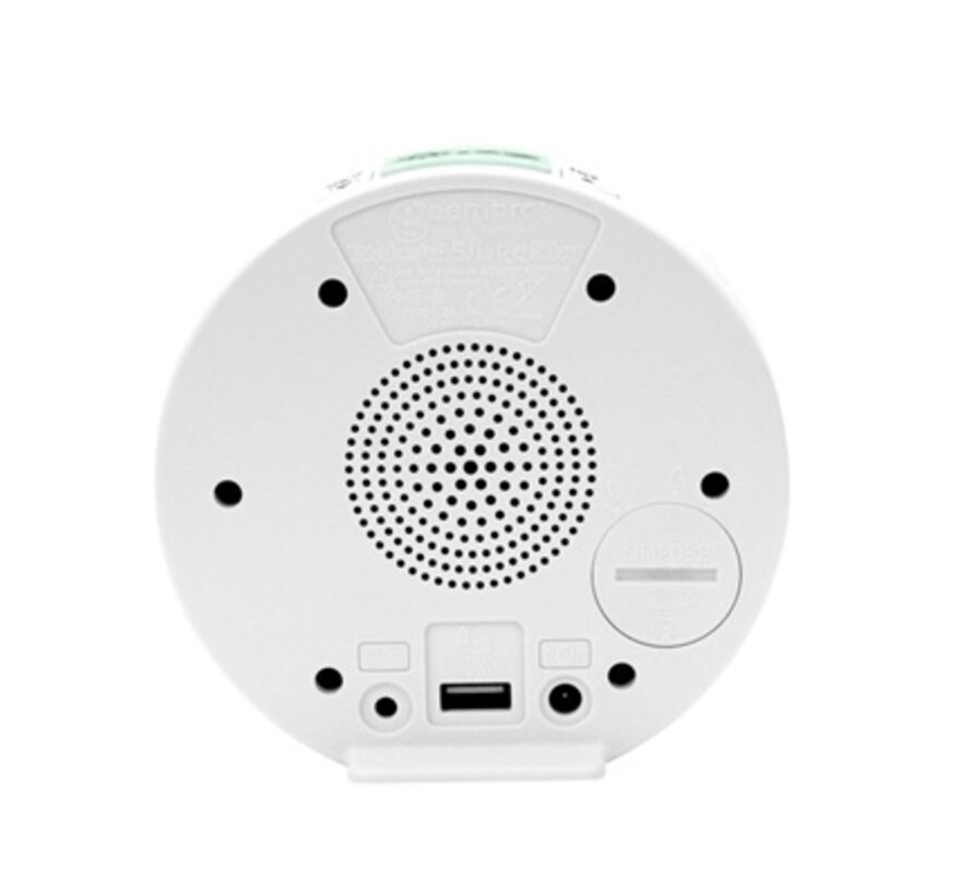 Luide wekker met trilkussen en lichtflits