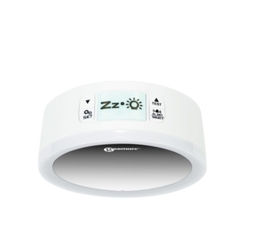 Luide wekker met trilkussen en lichtflits