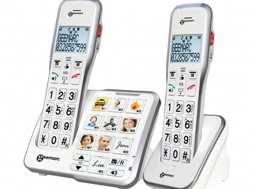 Draadloze telefoon met fototoetsen - verkrijgbaar in enkel en duo