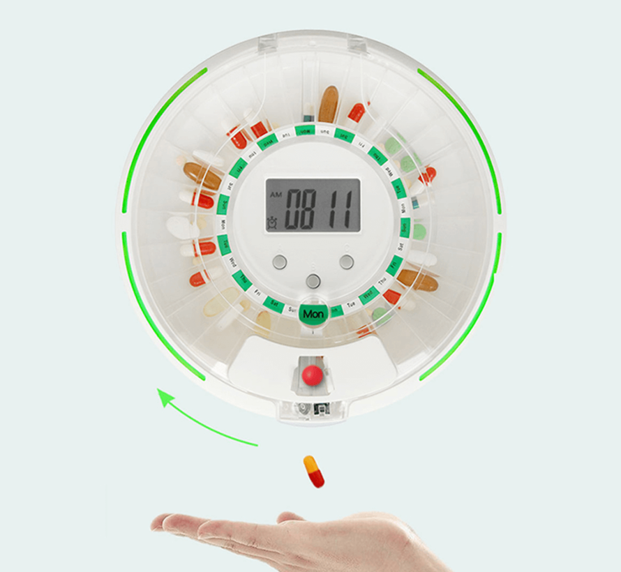 Beveiligde Automatische Pillendoos met alarm