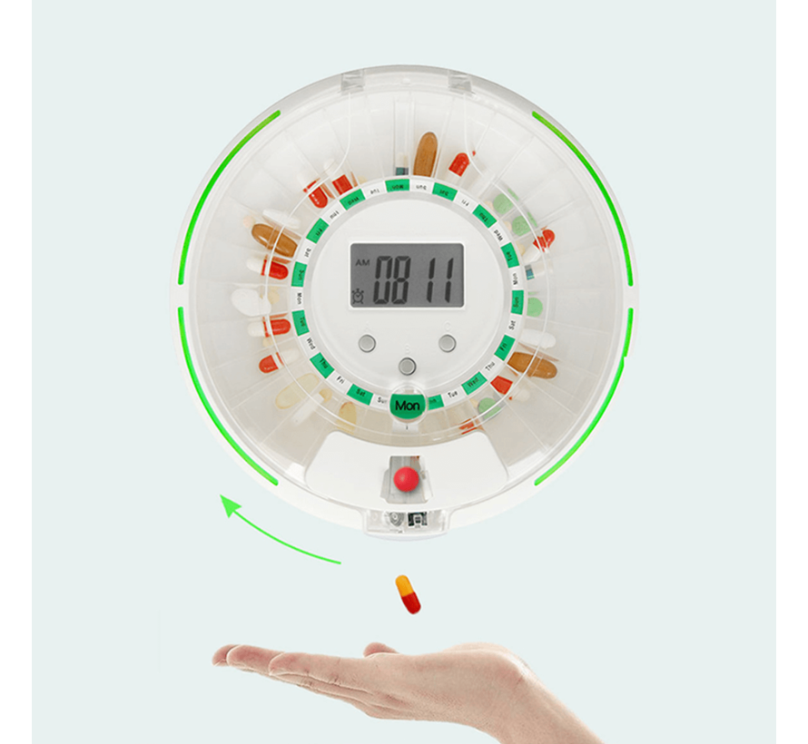 Beveiligde Automatische Pillendoos met alarm