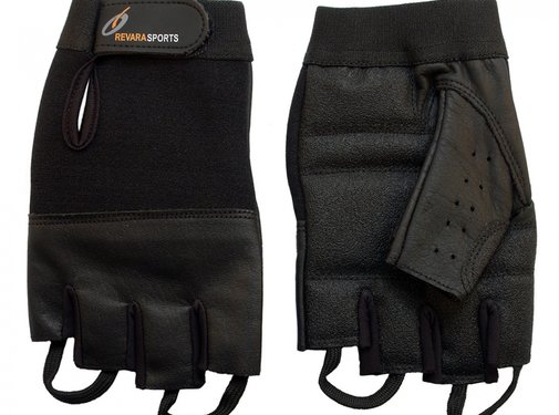 Lederen zomerhandschoenen voor rolstoel