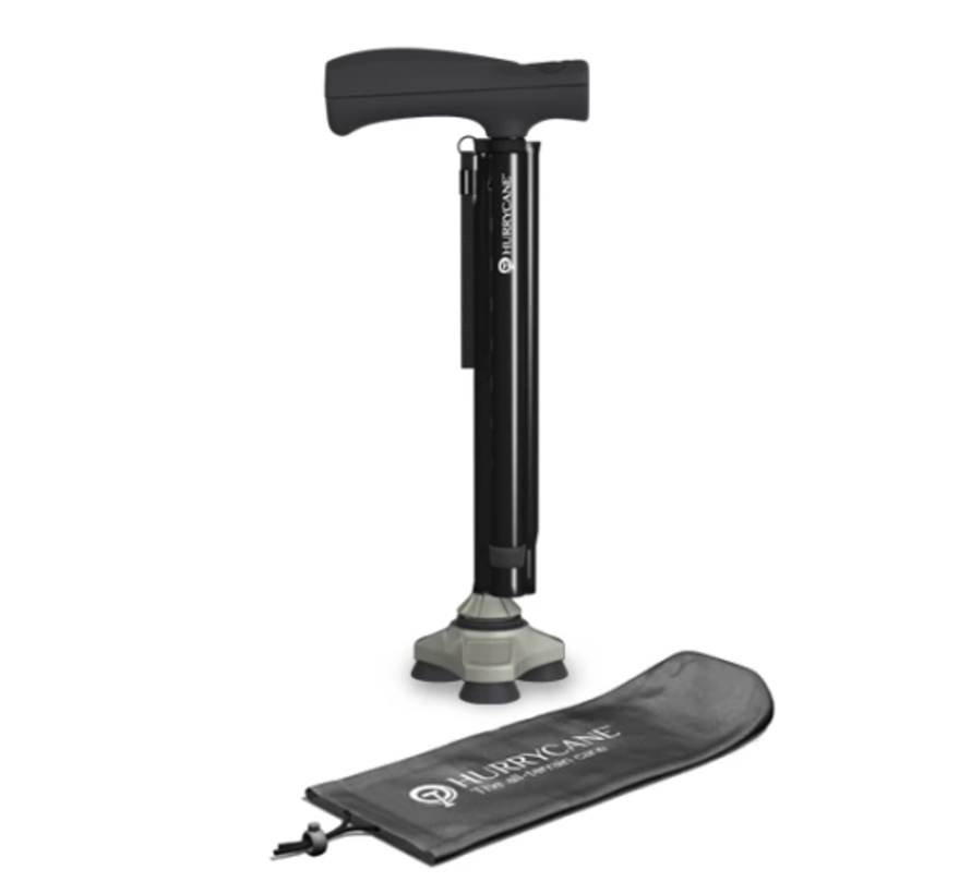 Plooibare wandelstok in aluminium, Hurrycane Freedom - verkrijgbaar in meerder kleuren