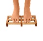 Voet massage roller in hout