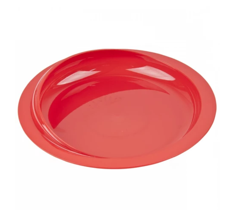 Bord met opstaande rand en zuignap