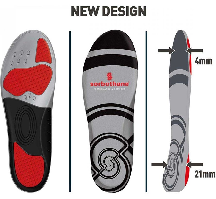 Sorbothane® Sorbo Pro schokabsorberende inlegzolen
